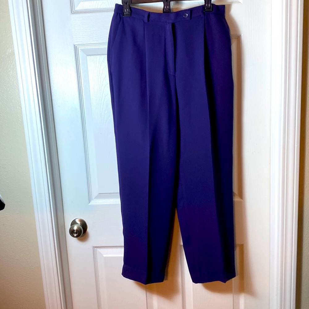 Style & Co. Collection Petite Trousers suit pants.  Belt loops pockets. Size 14P